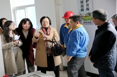 2019年3月8日，時任浙江省水利廳水資源管理處副調研員沈仁英蒞臨景興調研指導
